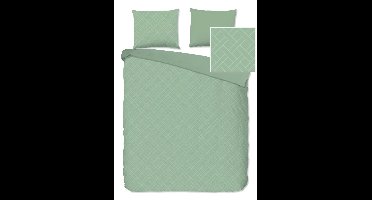 Pure Dekbedovertrek "Rotterdam" - Groen - (200x220 cm) - 100% Polyester