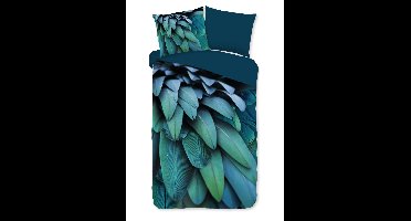 Pure Dekbedovertrek "Heather" - Blauw - (240x220 cm) - 100% Polyester