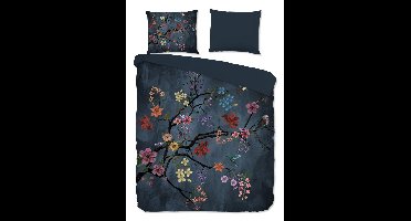 Pure Dekbedovertrek "Arienne" - Blauw - (200x220 cm) - 100% Polyester