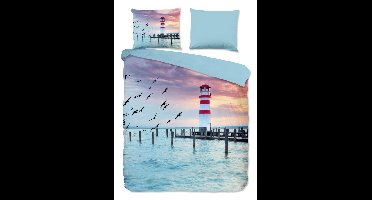 Pure Dekbedovertrek "Lighthouse" - Multi - (200x220 cm) - 100% Polyester