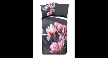 Pure Dekbedovertrek "Macy" - Grijs - (135x200 cm) - 100% Polyester