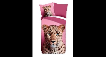 Pure Dekbedovertrek "Leona" - Roze - (200x200 cm) - 100% Polyester