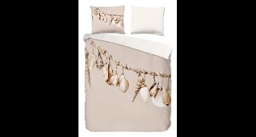 Pure Dekbedovertrek "Ibiza" - Bruin - (200x220 cm) - 100% Polyester