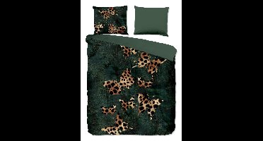 Pure Dekbedovertrek "Lido" - Groen - (200x220 cm) - 100% Polyester