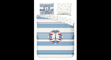 Pure Dekbedovertrek "Selin" - Blauw - (200x220 cm) - 100% Polyester