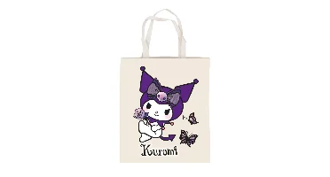 Hello Kitty schoudertas Kuromi Butterfly canvas 38 x 44 cm