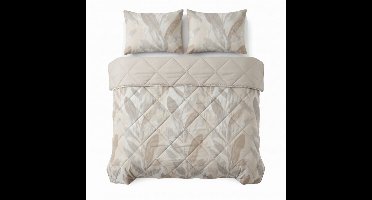 Dreamhouse Lazy dekbed Gacho Taupe Met Kussenslopen 200 x 220 cm