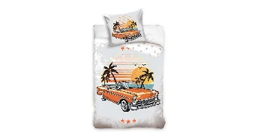 Beverly Hills auto Dekbedovertrek 140 x 200 cm 60 x 70 cm - Katoen