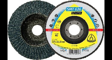 Lamellenschuurschijf 125x22mm (edel)staal K80 konisch