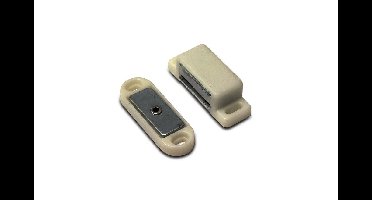 Dulimex magneetsnapper met tegenplaat 4kg wit