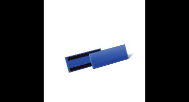 Etikettenhouder B210xH74mm blauw magnetisch 50