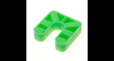 Stelplaat 70x70mm 20mm m.sleuf