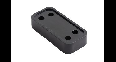 Onderlegplaat raamkozijn / t.b.v. RUZ-W-300 serie / plastic / zwart