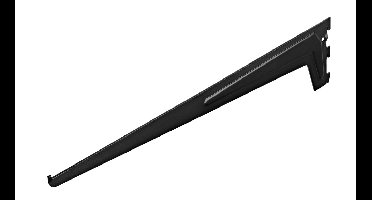 Drager enkel / 600mm / zwart