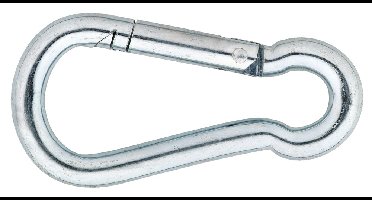 Karabijnhaak A-kwaliteit C-DIN 5299 / 140x12 mm / verzinkt