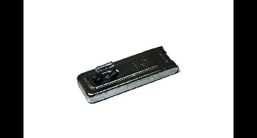 Kistoverval / DX 2 serie / 080x28 mm / 1 lamellenscharnier / staal verzinkt