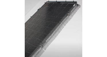 Solar vogelschroot 150mm zwart (+5clips)