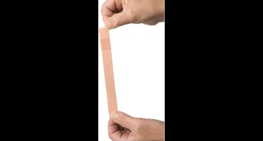 HEKA plast waterresistant lange vingerpleister 120 x 20 mm - 100 stuks!