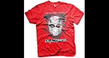 DC Comics Suicide Squad Heren Tshirt -S- Deadshot Rood