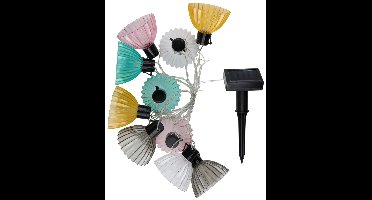 Arti Casa Solar Tuinverlichting 420 CM – Tuin Verlichting Solar – Tuinverlichting op Zonneenergie LED 10 Lampen – Tuinlantaarn Zonne Energie – Warm Wit – IP44
