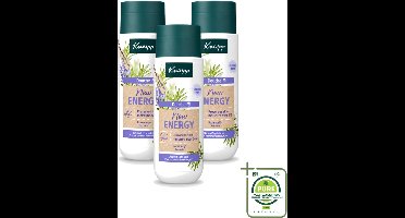 3 x Kneipp - Douchegel - New Energy - Energieke Geur - 200 ml - Grootverpakking - Douchegel - Energie - Rozemarijn - Natuurlijke Geur - Hydraterend