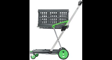 Multifunctionele Vouwbare Trolley, Perfect voor Lab en Huishouden