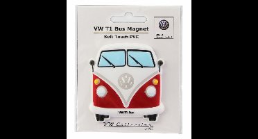 VW T1 Bus Magneet rubber - rood
