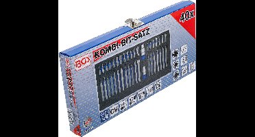 BGS Bitset 40-delig 6 Kant XZN En Torx Incl Adapters