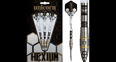 Unicorn Hexium 1 Black Gold 90% - Dartpijlen