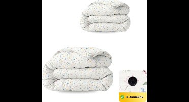 Zelesta Wonderbed Spring Bloom 240x200 - Dekbed zonder overtrek - 4 Seizoenen Dekbed - Wasbaar dekbed - Hoesloos dekbed - 2 in 1 Dekbed