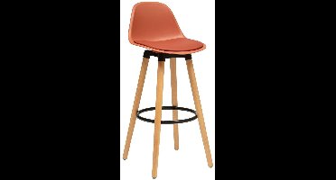 Scandinavische barkruk met gestoffeerde zitting MAXON