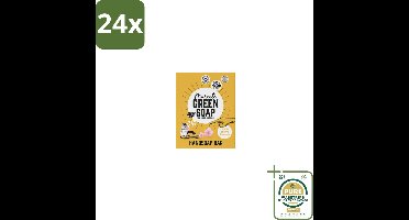 Marcel's Green Soap - Handzeep Bar - Vanille & Cherry Blossom - Krachtige werking - 90 gr - Voordeelverpakking - 24 stuks - Plasticvrije zeep - Vegan zeep