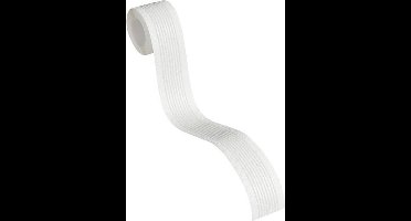 STRUCTUUR BEHANGRAND | wit parelmoer en zilver glitters - A.S. Création Only Borders 11