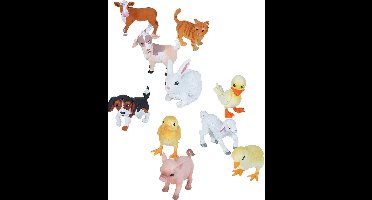Wild Republic Speelset Boerderijdieren Junior 5 Cm 10-delig