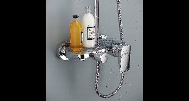 Excellent Rain Altar Douche- en Badkraanset, Chroom