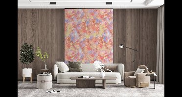 Behang - Fotobehang Abstract - Multi - Kleur - Verf - Breedte 145 cm x hoogte 220 cm