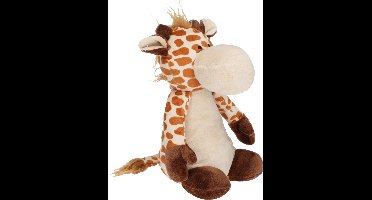 H&S Collection Deurstopper - giraf - 29 x 14 x 16 cm - polyester - safari dieren thema deurstoppers