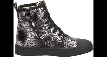 Bikerboots | Meisjes | Old Silver | Leer | Shoesme | Maat 30