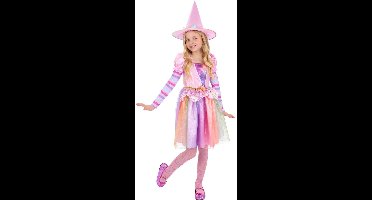 RUBIES NL - Pastel regenboog heksenkostuum voor meisjes - 146/158 (10-12 jaar)