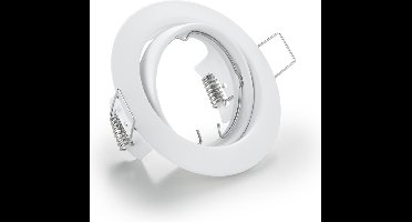 TRIO JURA - Inbouwspot - Wit mat - excl. 1x GU10 3 W - Zwenkbaar - Plafondbevestiging - rond