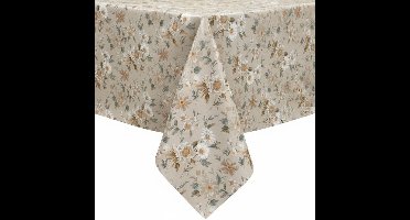 Protecttable - Tafelzeil Margo Beige 140x260cm - Tafelkleed Afwasbaar - Kunststof