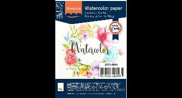 Aquarelpapier - Off White - A6 - 300 grams - Lichte Structuur - Texture - Florence - 20 vellen