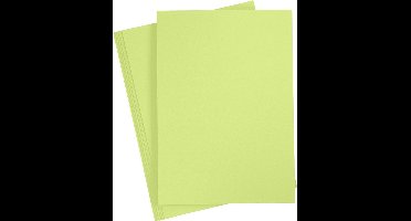 Gekleurd Karton A4,210x297 mm, 180 gr, lichtgroen, 20 vel | Knutselkarton