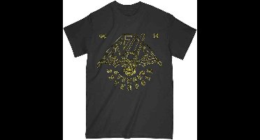 Avenged Sevenfold - Webbed Wings Heren T-shirt - L - Zwart