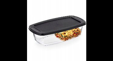 Glazen Ovenschaal 1.5L met Deksel - Perfect voor Lasagne & Ovenschotels