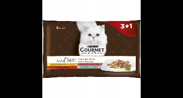 Purina Gourmet Perle Ala Carte - Natvoer - Mix Smaken - 48x85g