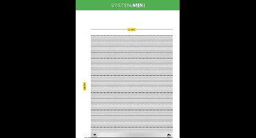 Schellenberg 39002 70 x 90 cm grijze PVC mini-rolluiklamellenset voor 40 mm stalen buisassen, breedte instelbaar, incl. rolluikophangveer, aluminium eindlamel, rolluikstopper