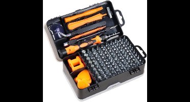 Precisie Schroevendraaierset - Reparatieset Elektronica - Elektronica Repareren - 115-in-1 Magnetische Bits - 15.8x9.2x5.2cm - Grijs