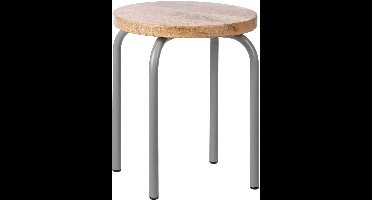 KidsDepot Circle Kruk (Set Van 2) - Grey