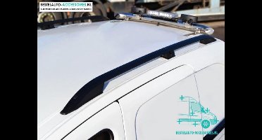 Roofrails Aluminium en Zwart 2016+ | Citroen Jumpy | Opel Vivaro | Peugeot Expert | Toyota Pro Ace Deuren | L1 Aluminium